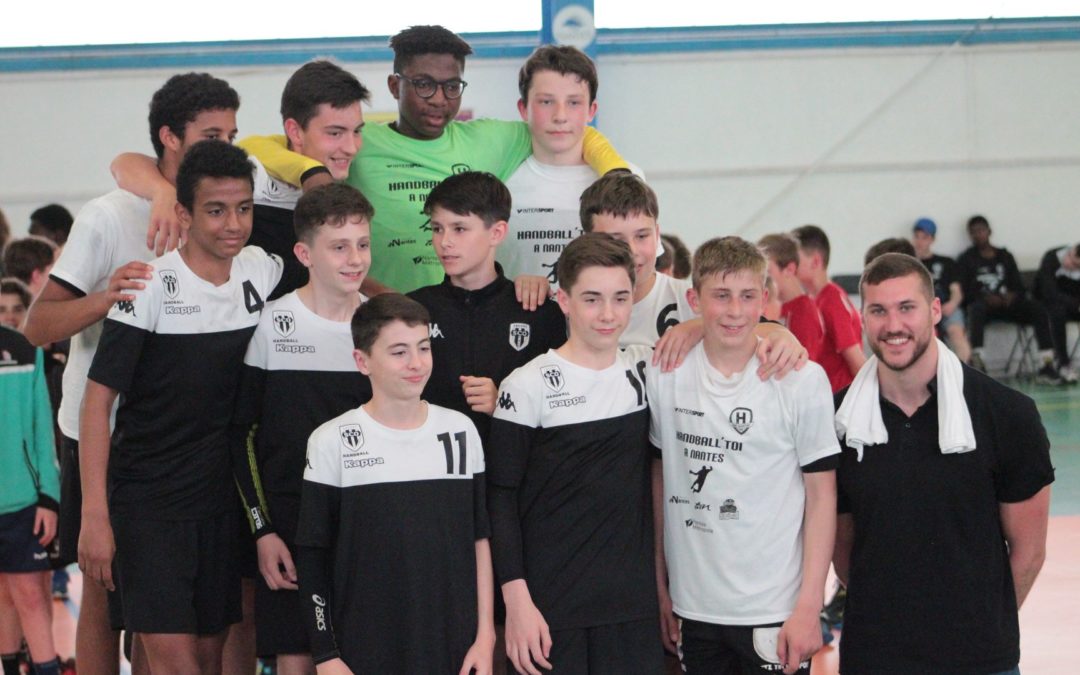 Les moins de 14 ans départementaux au tournoi régional du Handball Club Nantais